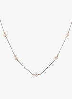 Load image into Gallery viewer, No. 105 | Ancient Pearl Necklace | Sterling Silver &amp; 9kt Gold
