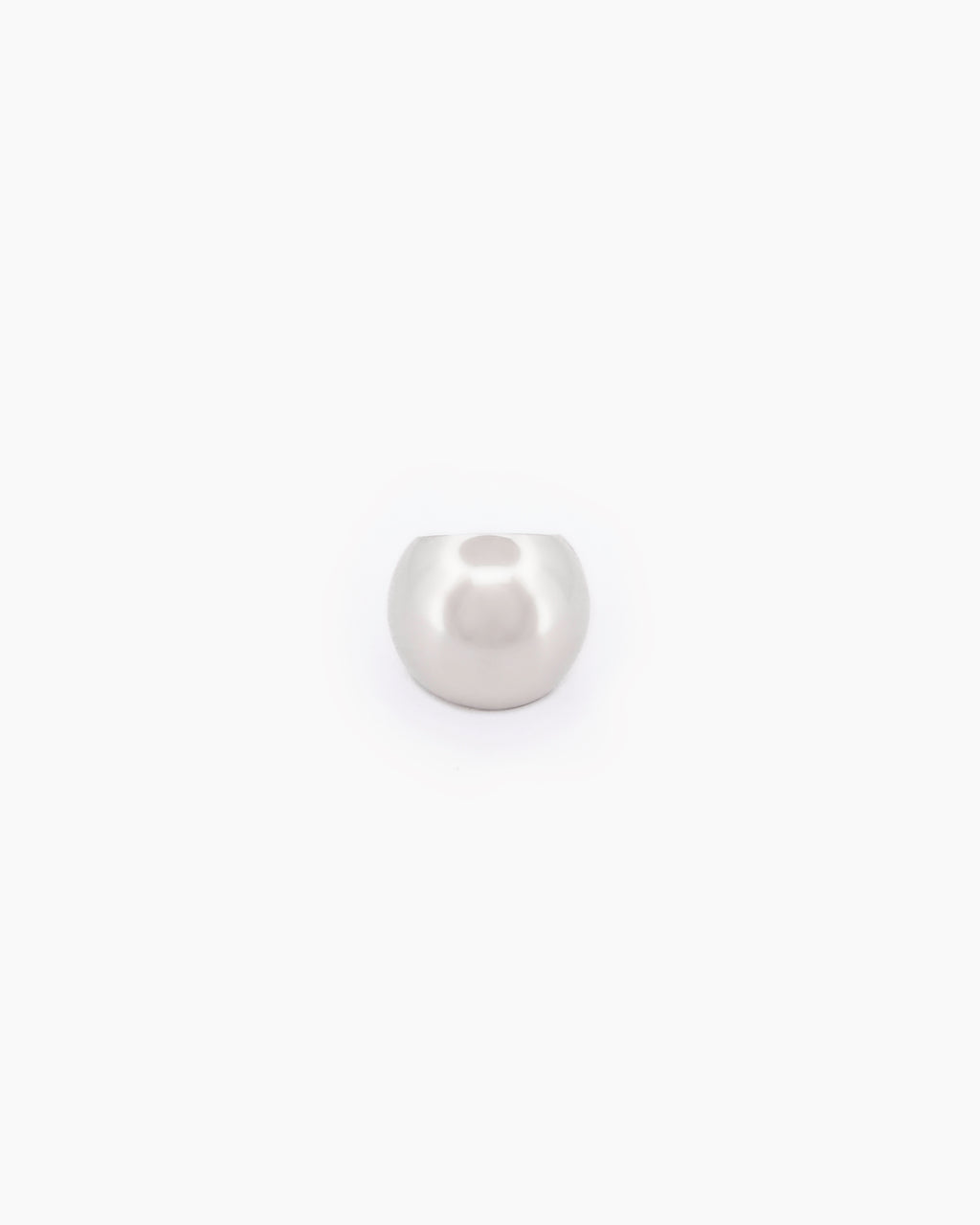 Spherical Sphere Sterling Silver Ear Cuff