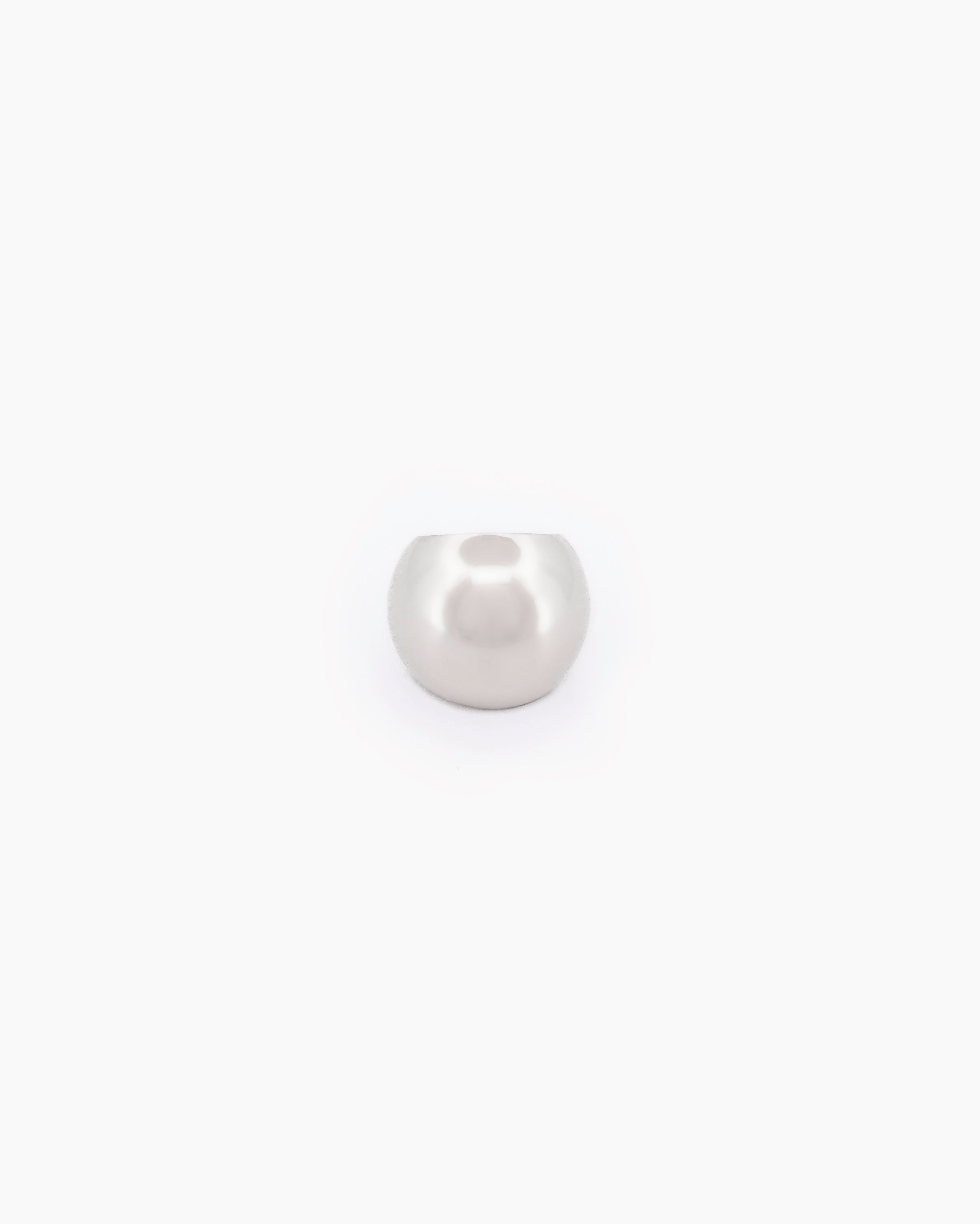 Spherical Sphere Sterling Silver Ear Cuff