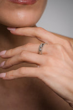 Load image into Gallery viewer, No. 121 | Illusion Stacking | Sterling Silver
