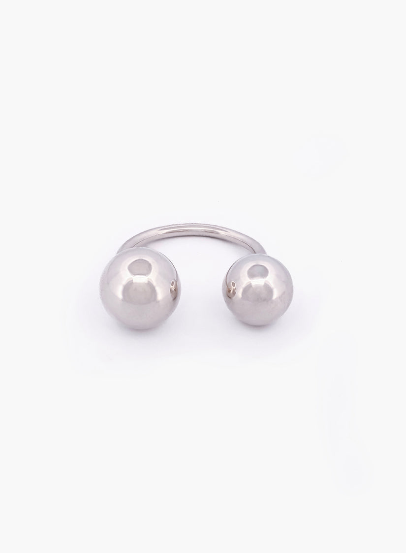 Floating Orbs Ring | Sterling Silver | No. 110
