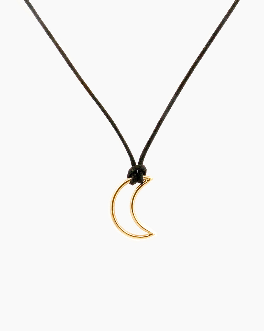 No. 020 | Crescent Charm - 9kt Gold