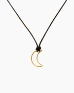 Load image into Gallery viewer, No. 020 | Crescent Charm - 9kt Gold
