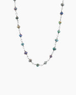 Load image into Gallery viewer, No. 004 | Black Pearl Gem Chain - Sterling Silver
