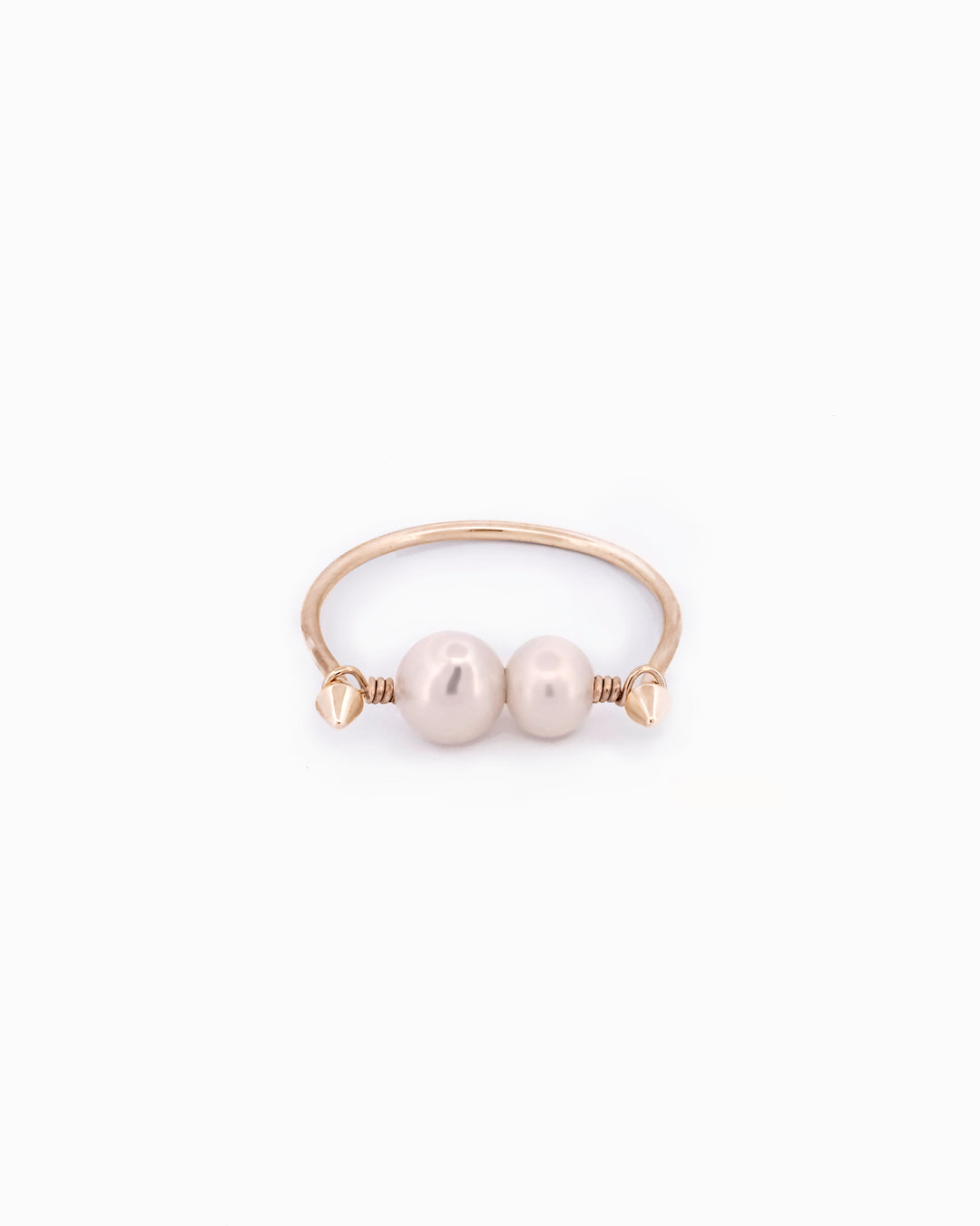No. 102 | Ancient Pearl Bridge Ring | 9kt Gold