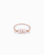 Load image into Gallery viewer, No. 102 | Ancient Pearl Bridge Ring | 9kt Gold
