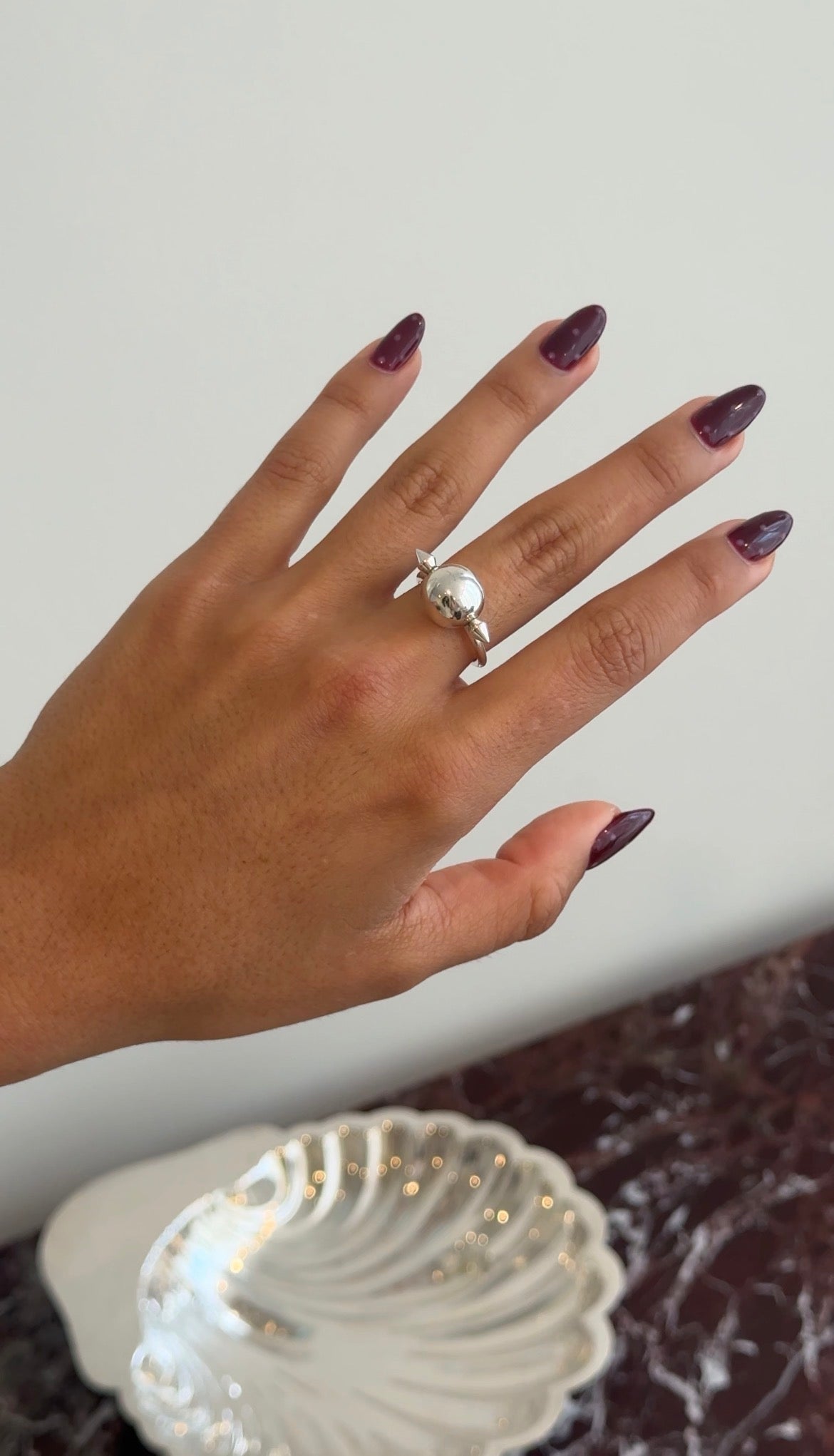 Orb Spire Ring | Sterling Silver | No. 107