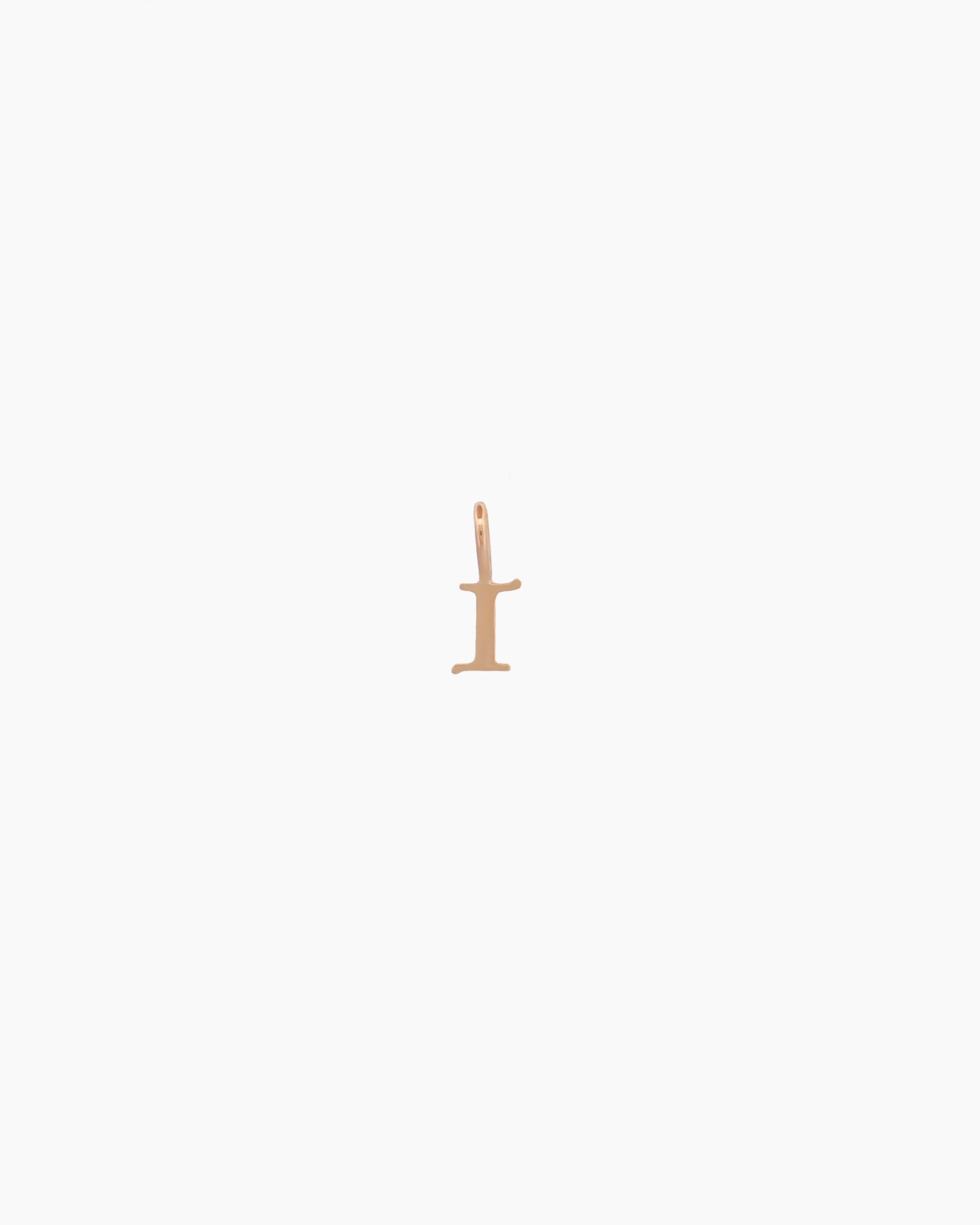 Gothic Letter Necklace | 9kt Gold