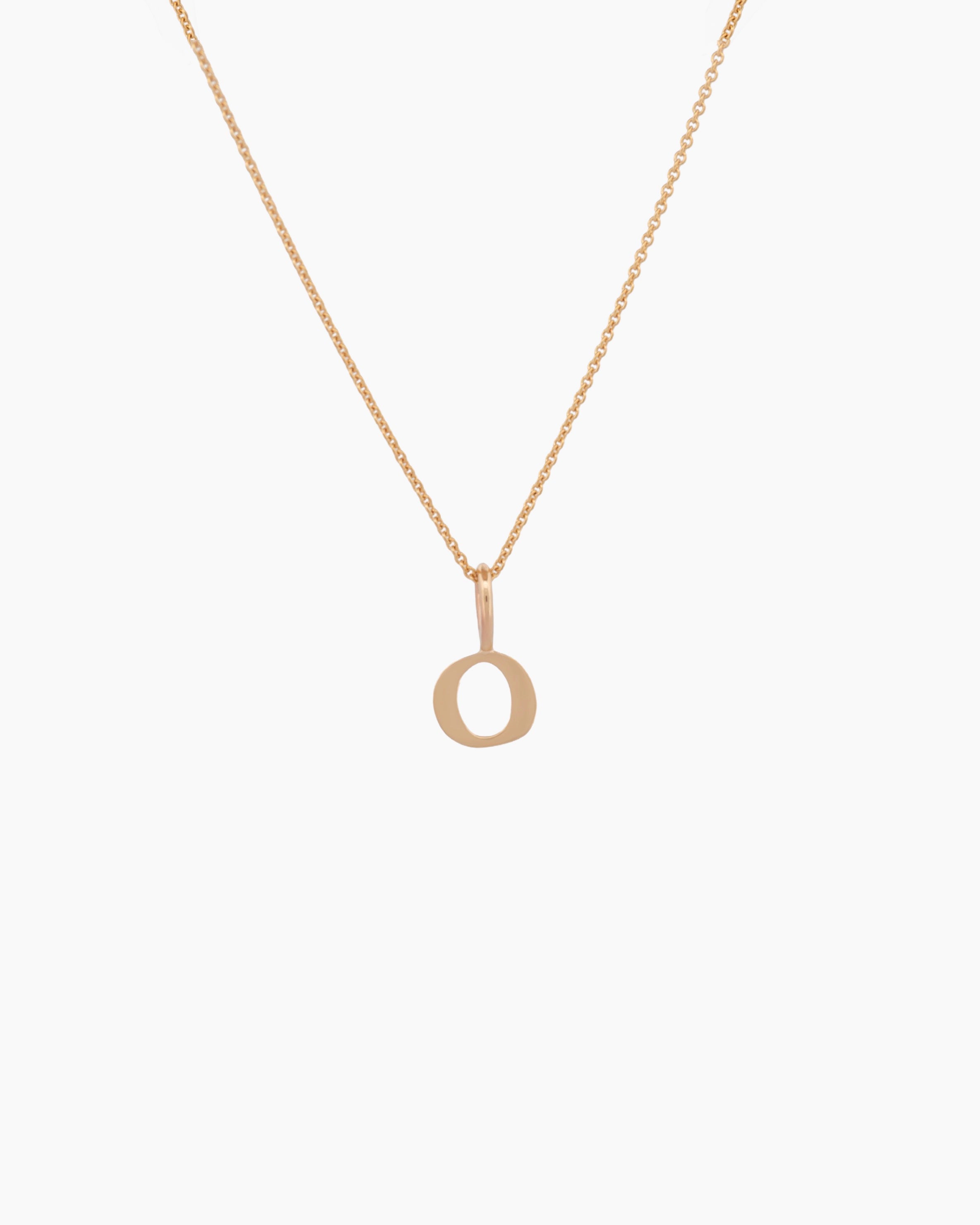 Gothic Letter Necklace | 9kt Gold