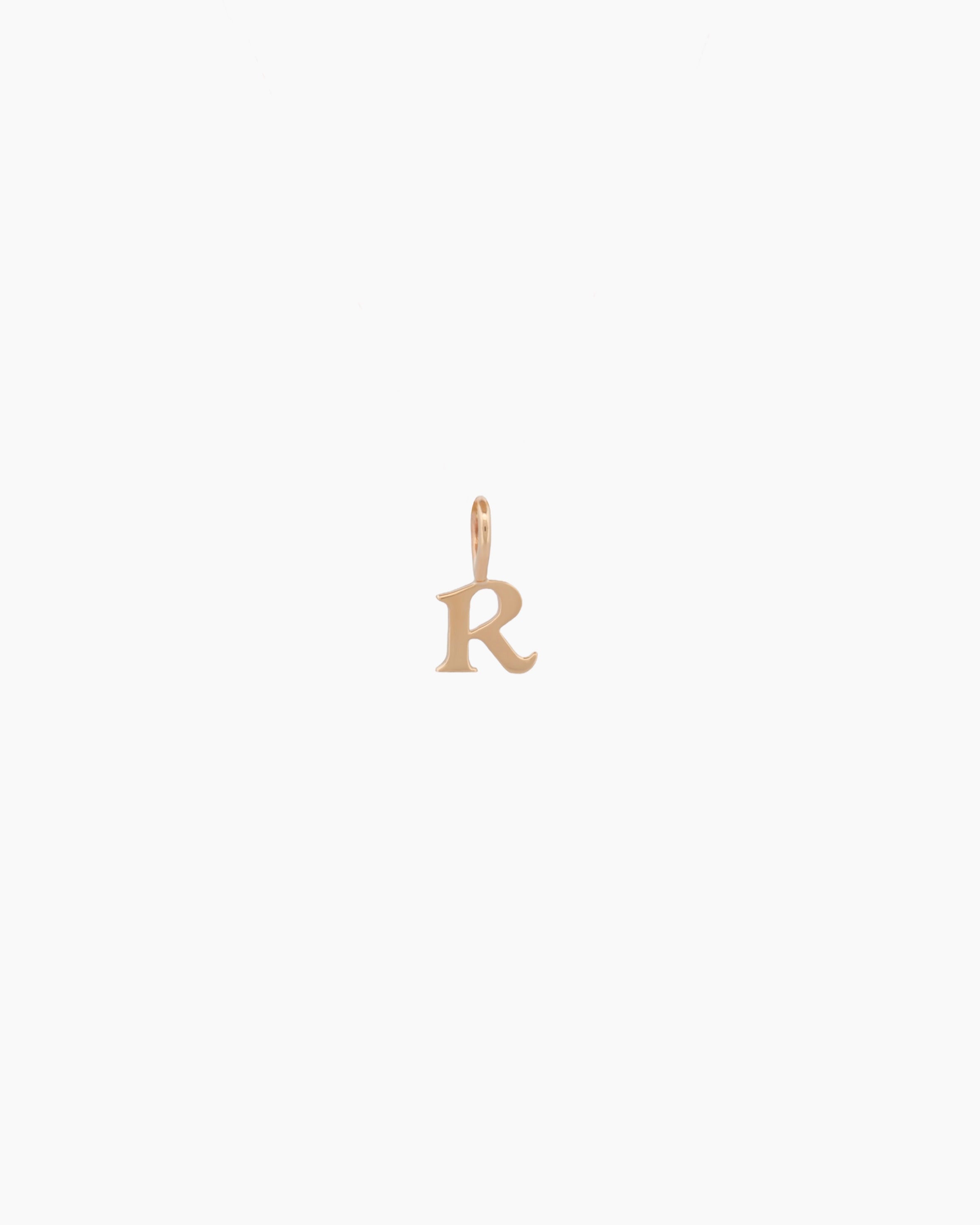 Gothic Letter Necklace | 9kt Gold