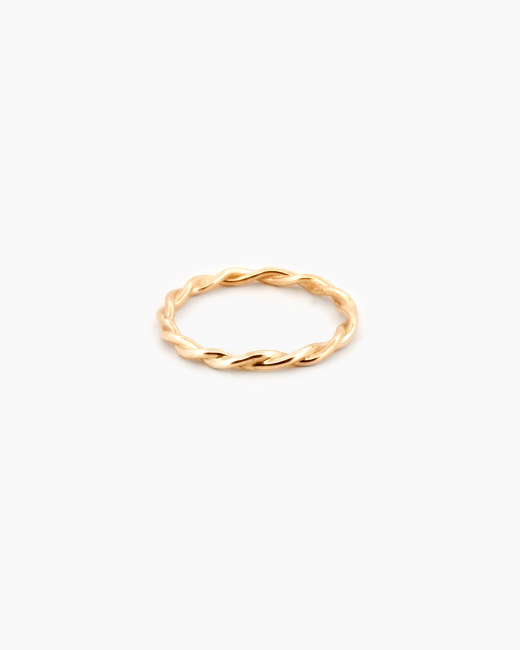  Handcrafted 9kt gold rope ring with hand-twisted wire coil detail, fine gold ring made in Sydney Australia
