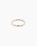 Handcrafted sterling silver rope ring with hand-twisted wire coil detail, fine silver ring made in Sydney Australia